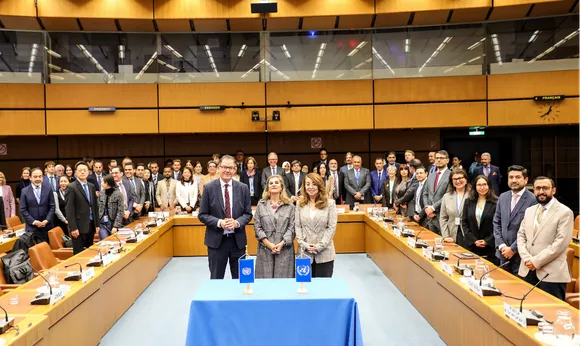 UNIDO Director General Gerd Müller and the Executive Director of the United Nations Office on Drugs and Crime, Ghada Waly,