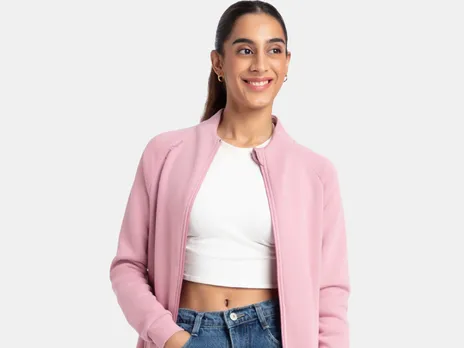 High Neck Jacket with Front Pockets