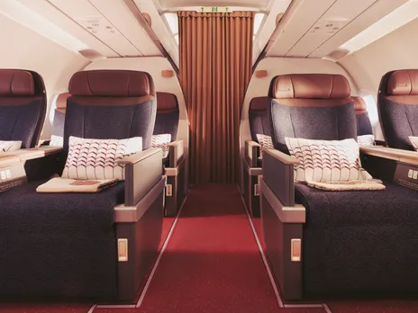 Air India Displays Business, Premium Economy Seats at OTM 2025