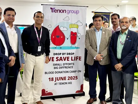 Tenon Group Hosts Blood Donation Drive at Gurugram Office