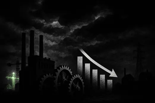 20250630_2104_Industrial Slowdown Illustration_simple_compose_01jz0qj7hdecqbmjtckxgbrnf4