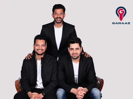 Left -Varun Agarwal (COO), Centre -Shaleen Agarwal (CEO & Founder),and  Right -Sahil Rally (CTO), Garaaz