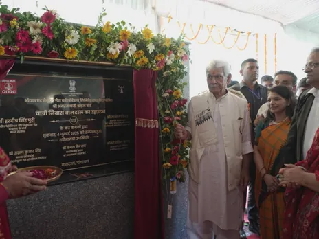 Inauguration of the Disaster Management and Yatri Niwas complex at Baltal, Kashmir