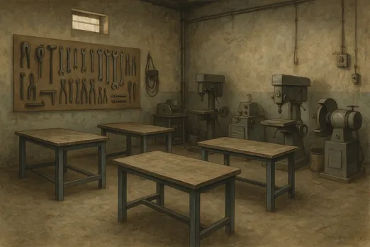 Idle Workshop Scene