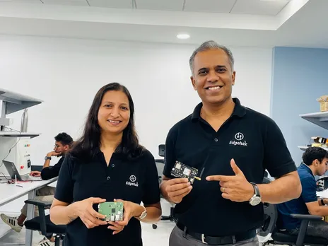 L-R Savitri Patil COO and Co-founder Prabhu Stavarmath CEO and Co-founder_Edgehax