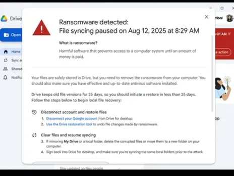 Google Drive Adds Ransomware Alerts and File Restore Features