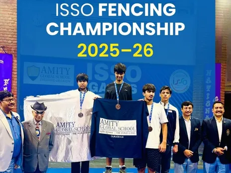 Amity Global School Marks Strong Medal Tally in ISSO Fencing 2025