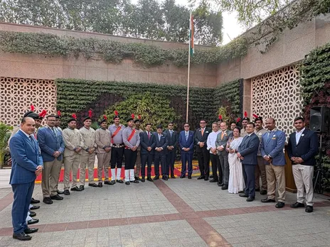 Taj Agra Marks 77th Republic Day With Flag Hoisting Ceremony
