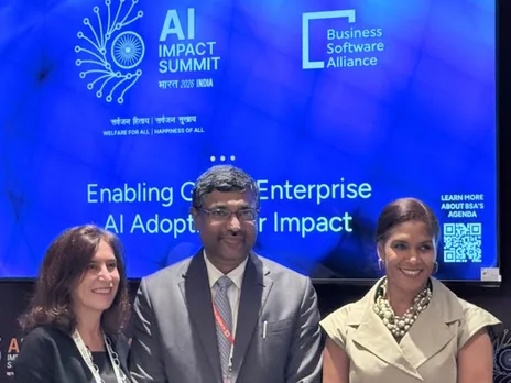 Victoria Espinel CEO BSA Shri S Krishnan Secretary MeitY Annie Robinson SVP and Chief Legal Officer IBM