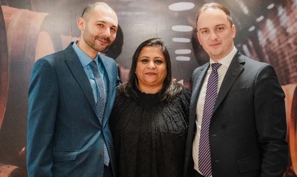 L to R Salvatore Catano- VP, Sommeliers Association India, Amrita Singh- President, Sommeliers Association India, Mattia Antonio Cianca- VP, Sommeliers Association India