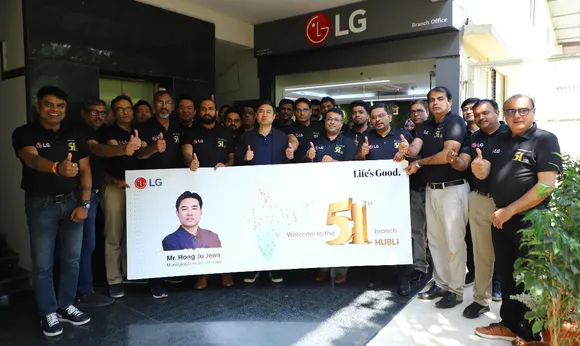 Managing Director of LG Electronics India travels to Hubli marking his