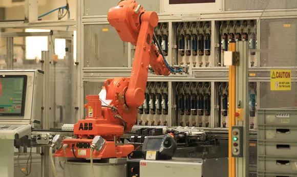 ABB MCB being manufactured at ABB's smart factory