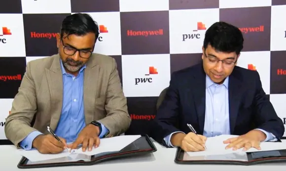 Ashish Modi (right), President, Honeywell India, and Vivek Belgavi (left...