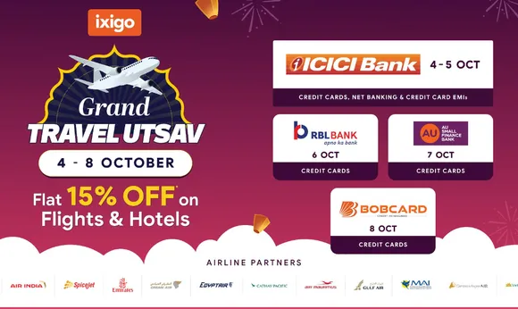 ixigo Offers 15% Off on Flights