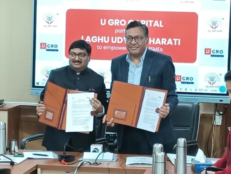 Mr. Shachindra Nath, Vice Chairman and Managing Director of U GRO Capital with Mr Mr. Om Prakash Gupta, All India General Secretary, Laghu Udyog Bharati
