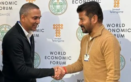 Ashish Khandelwal, MD, BL Agro with Shri. Anumula Revanth Reddy, Chief Minister of Telangana at World Economic Forum, Davos