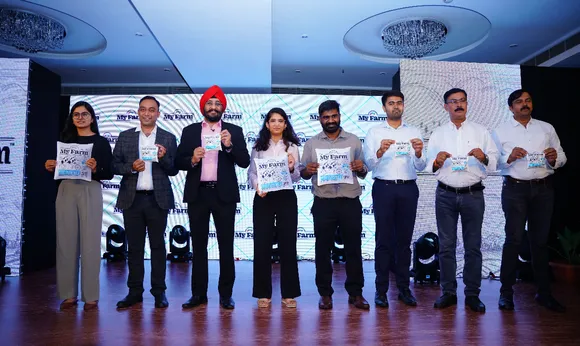 Mr. Bhupendra Suri, CEO, Godrej Jersey with his team at the launch of My Farm