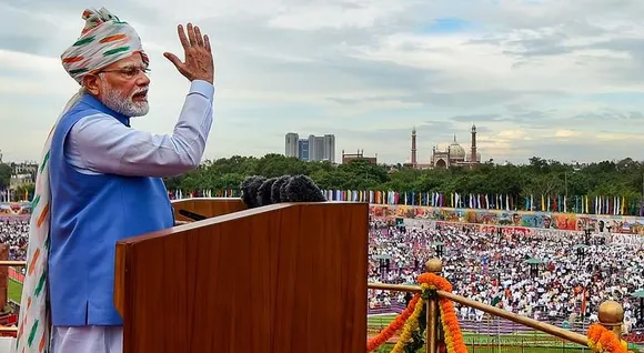 76th Independence Day, Narendra Modi