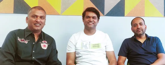 Co-founders (L-R) - Prashant Mohite, Sandeep Patil, Yogesh P