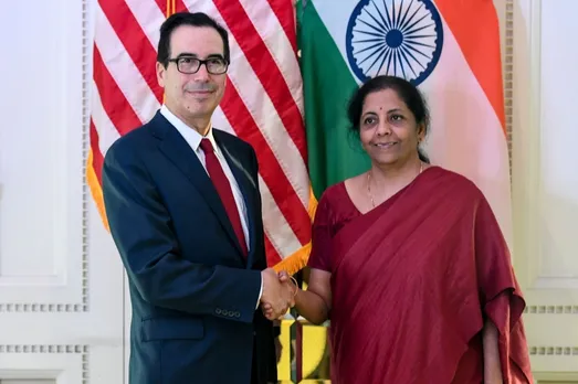 Steven Mnuchin, Nirmala Sitharaman
