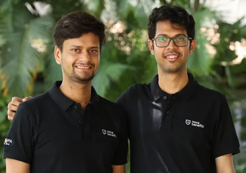 (L-R) Yash Gupta, CTO & Co-founder, Saransh Garg, CEO & Co-founder, Nova Benefits