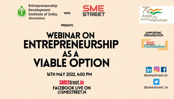 Webinar on Entrepreneurship as a Viable Option