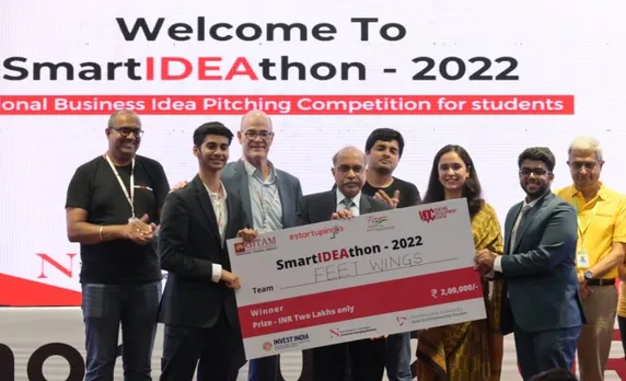 Feet Wings a startup by students from Bihar, is the winner of SmartIDEAthon 2022