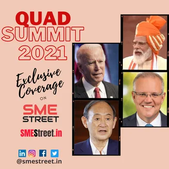 Quad Summit, SMEStreet, Narendra Modi, Joe Biden, Scott Morrison, Suga