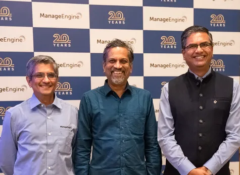 Left to Right- Shailesh Davey, Sridhar Vembu, Rajesh Ganesan