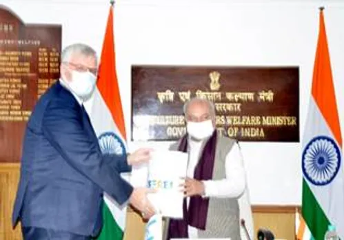 Narendra SIngh Tomar, India-Israel Agriculture