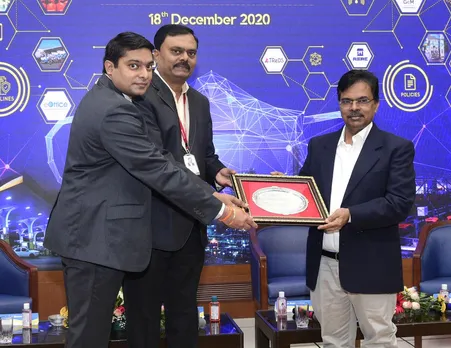 L-R Mr. Karthik Manjeri, Sr. Account Manager, Honeywell_ Mr. Sunil Nawale, Operations Head, Honeywell_ Mr. T. Peethambaran, Executive Director, LPG, BPCL