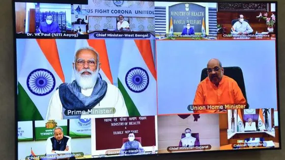 PM Modi, With CMs, COVID-19