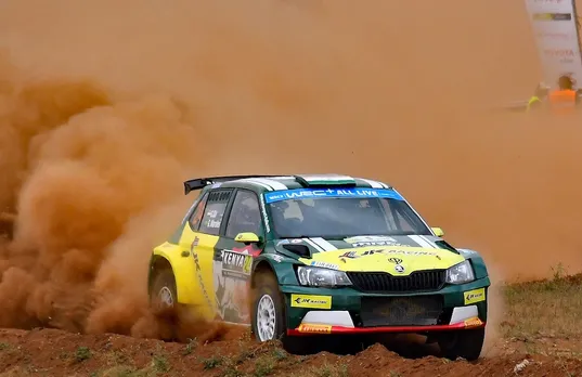 Gaurav Gill in WRC 2 Safari Rally Kenya