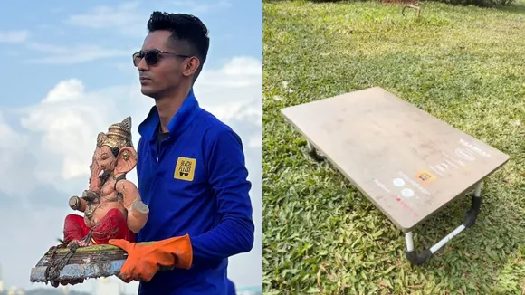 recycled ganesh idols