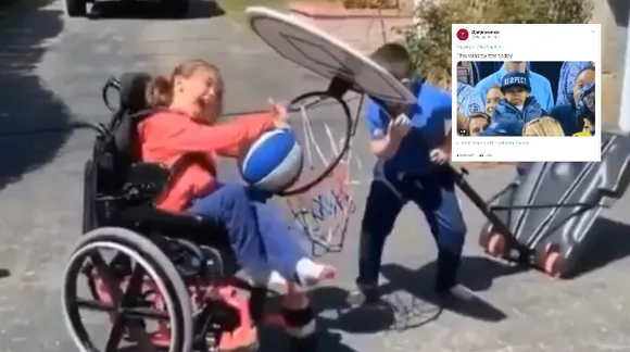 brother helping his sister