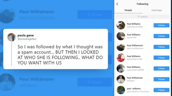 fake Instagram account