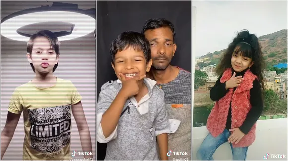 Indian kid TikTokers