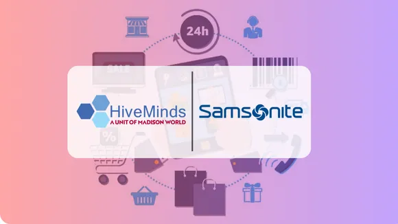 HiveMinds secures the e-commerce marketing and retail media management mandate for Samsonite India.