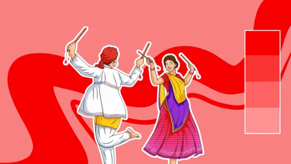 red navratri colour marketing
