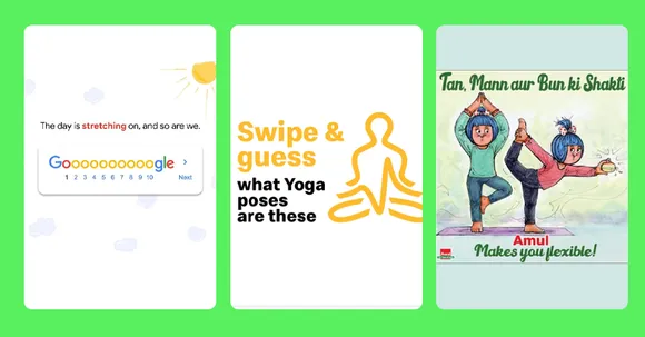 International Yoga Day 2022 brand creatives