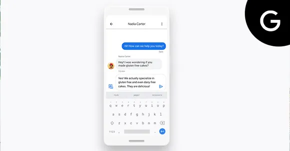 Google Maps messaging