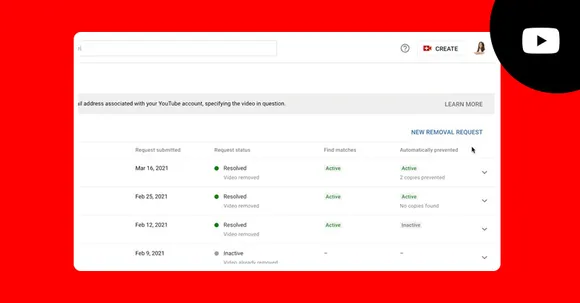 YouTube copyright tool