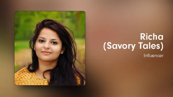 Richa Savory Tales Influencer