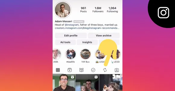 Instagram reshare
