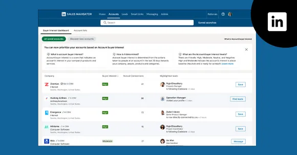 LinkedIn Deep sales platform
