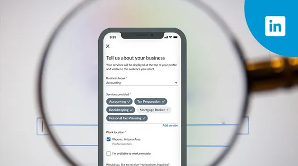 LinkedIn Profile Display