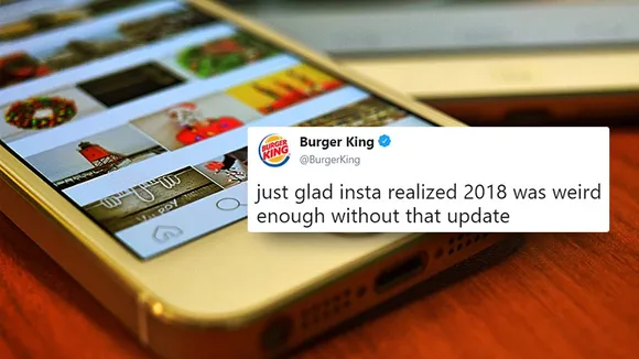 Instagram swipe feed