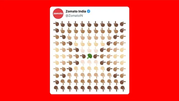 Finger point emoji