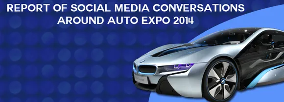 social media conversations around AutoExpo 2014