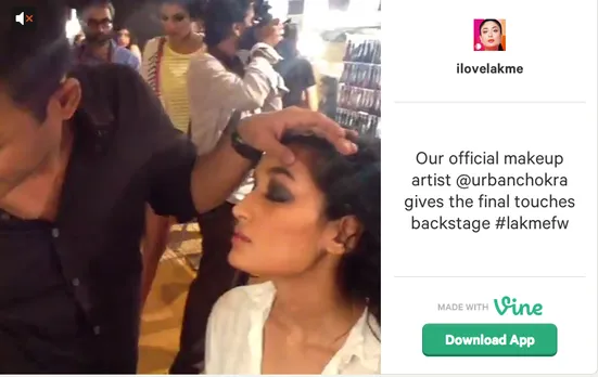 Lakme Fashion Week using Vine